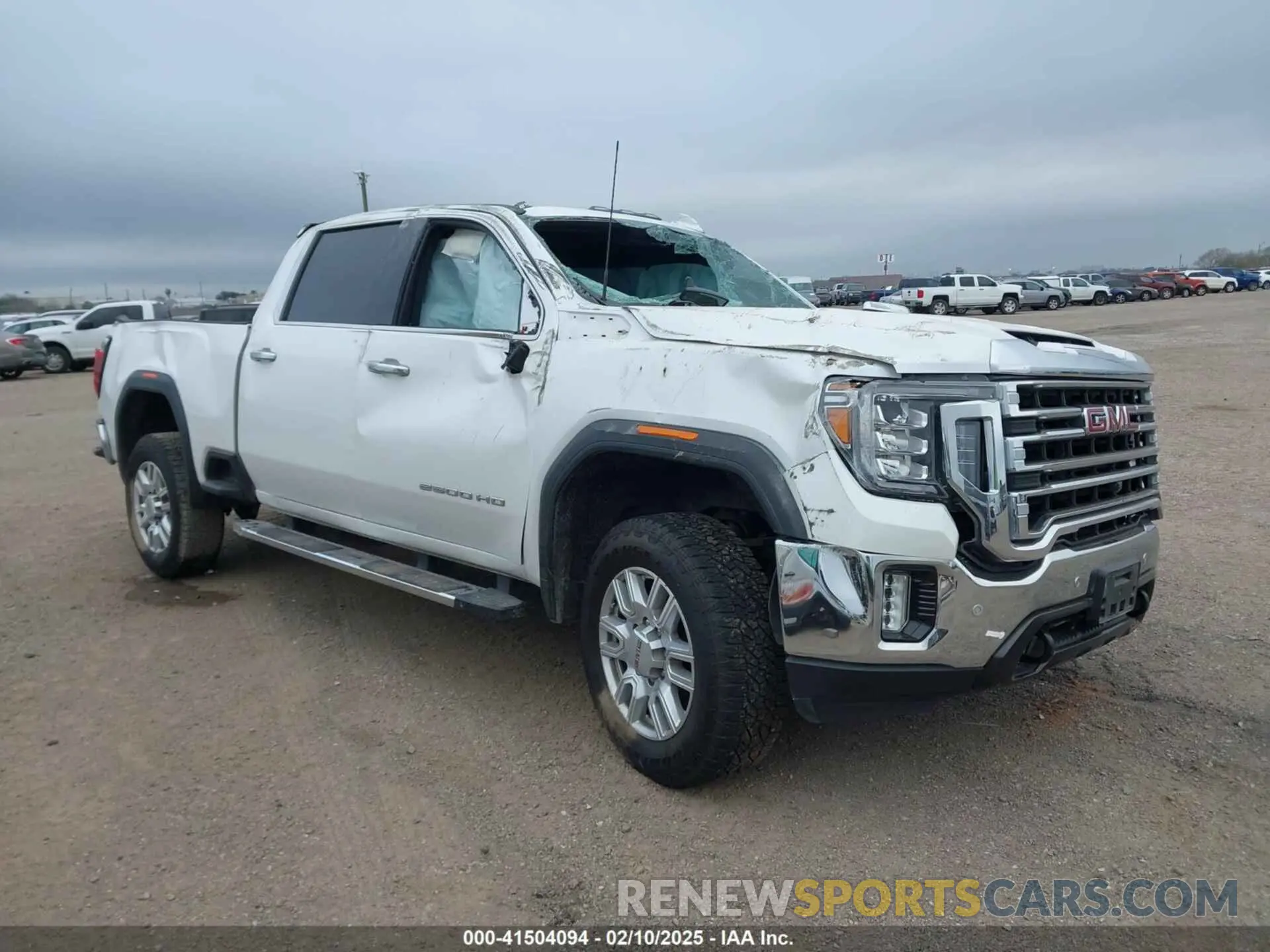1 fotografías del automóvil dañado 1GT49NE76NF351977 GMC SIERRA 2500HD 2022