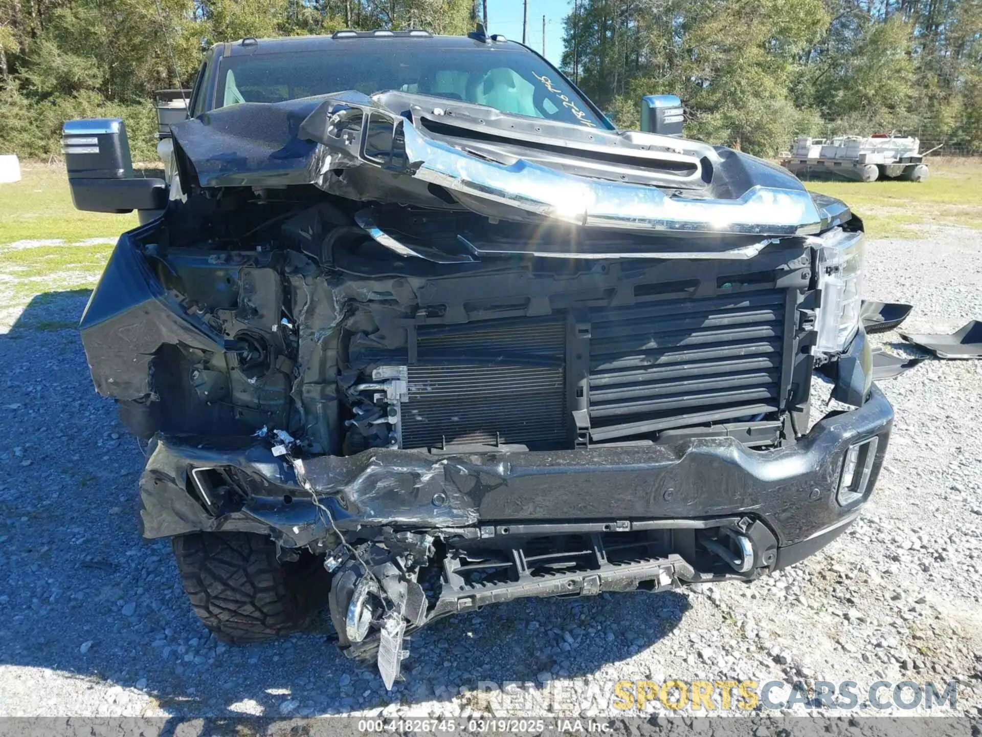 6 fotografías del automóvil dañado 1GT49REY0NF347293 GMC SIERRA 2500HD 2022