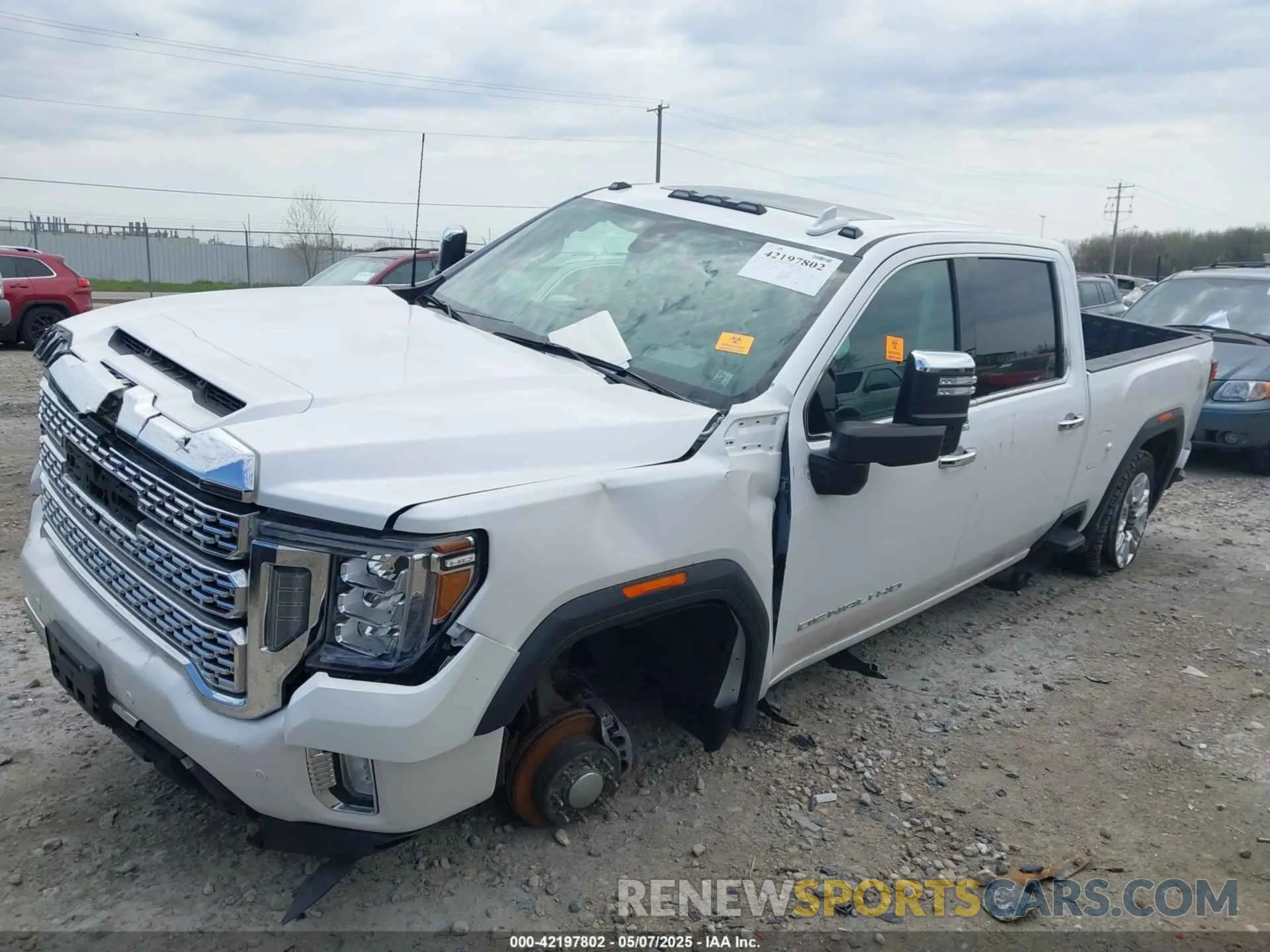 1 fotografías del automóvil dañado 1GT49REY3NF128540 GMC SIERRA 2500HD 2022