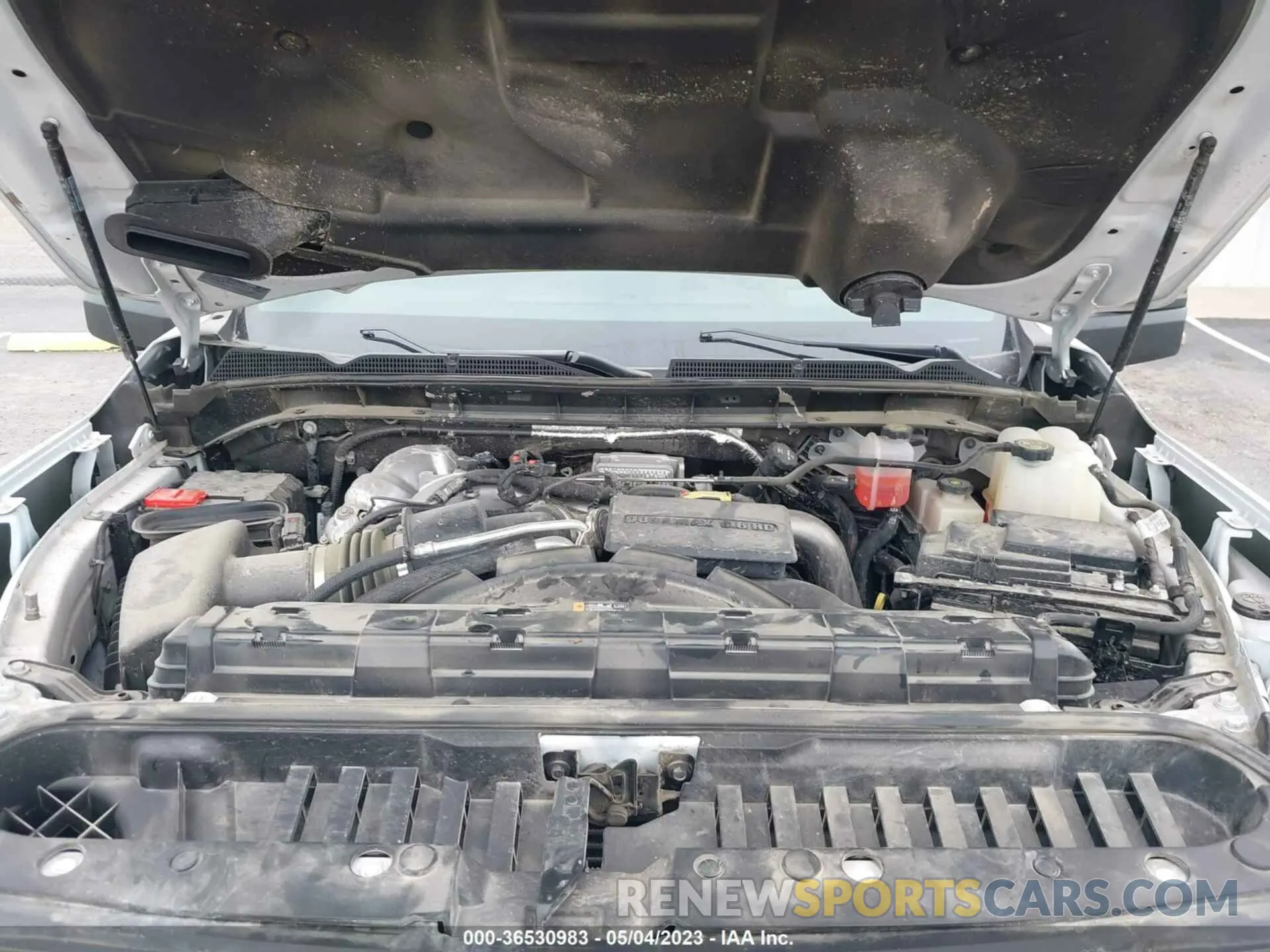 10 fotografías del automóvil dañado 1GT49REY3NF353735 GMC SIERRA 2500HD 2022