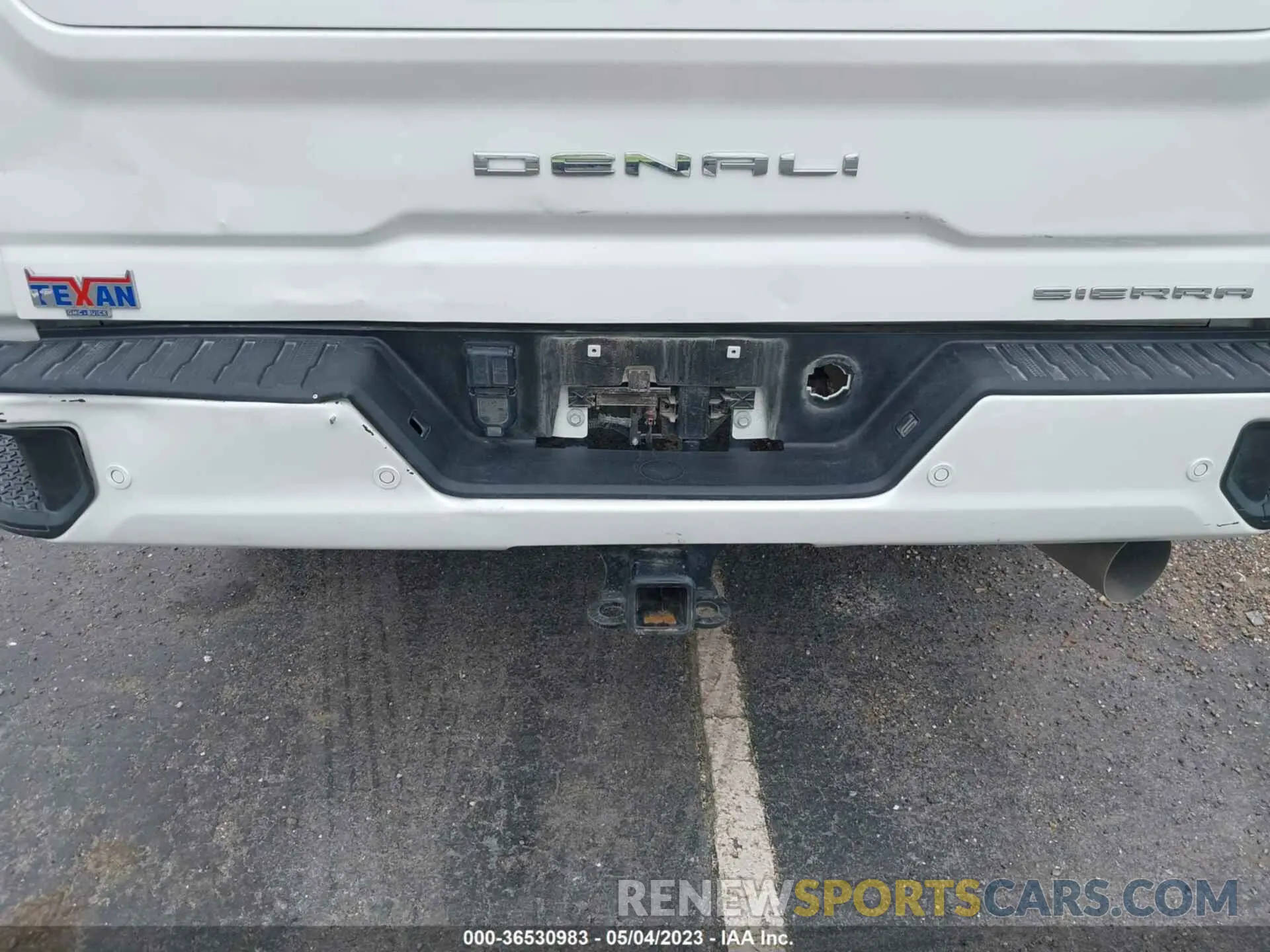 7 fotografías del automóvil dañado 1GT49REY3NF353735 GMC SIERRA 2500HD 2022