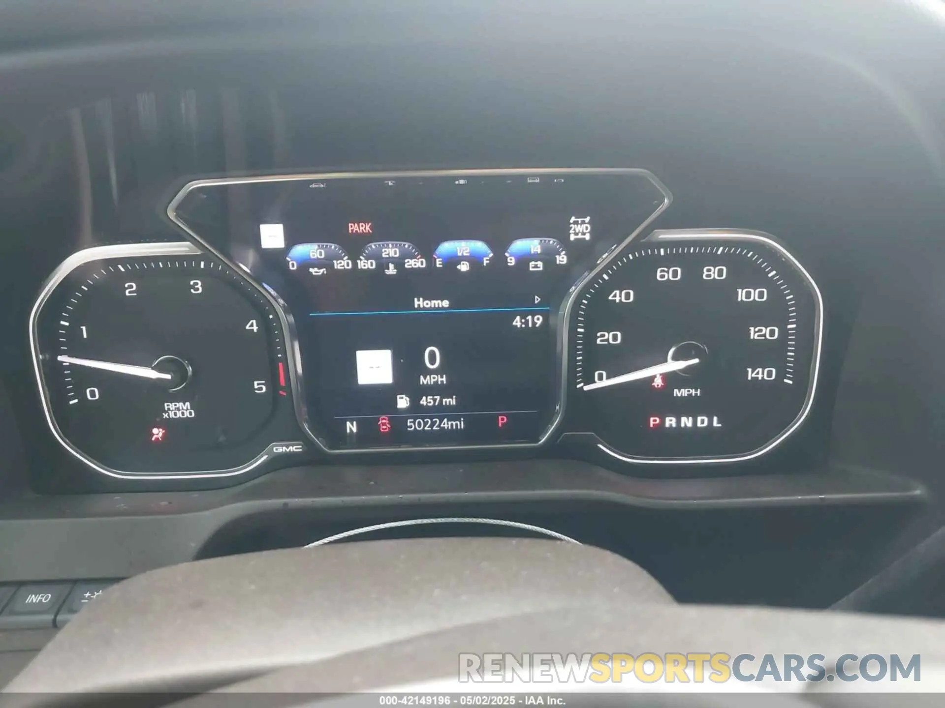 5 fotografías del automóvil dañado 1GT49REY4NF146559 GMC SIERRA 2500HD 2022