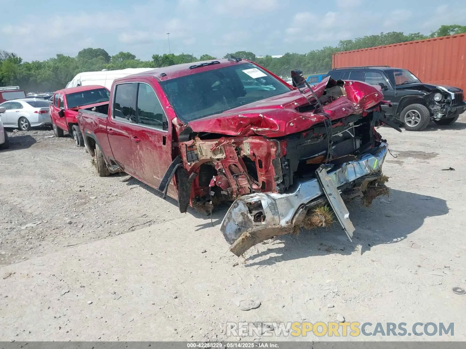 1 fotografías del automóvil dañado 1GT49ME74PF181616 GMC SIERRA 2500HD 2023