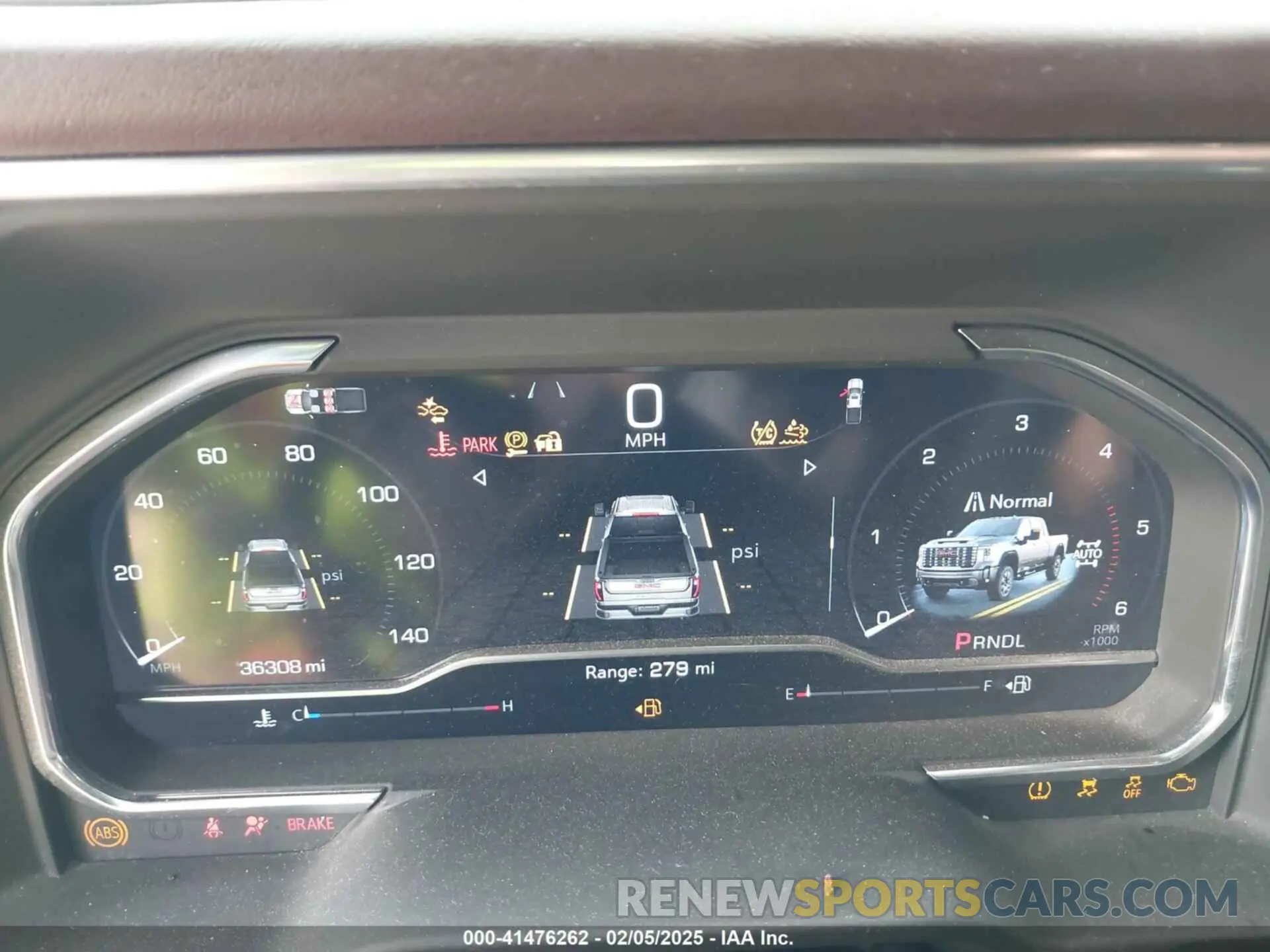 7 fotografías del automóvil dañado 1GT49REY5RF357615 GMC SIERRA 2500HD 2024