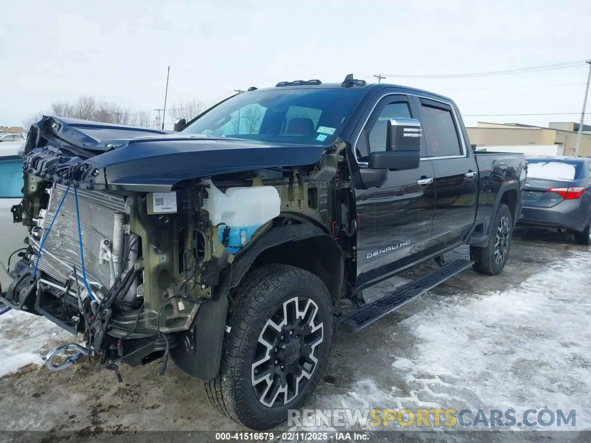 14 fotografías del automóvil dañado 1GT49XEY1RF429818 GMC SIERRA 2500HD 2024