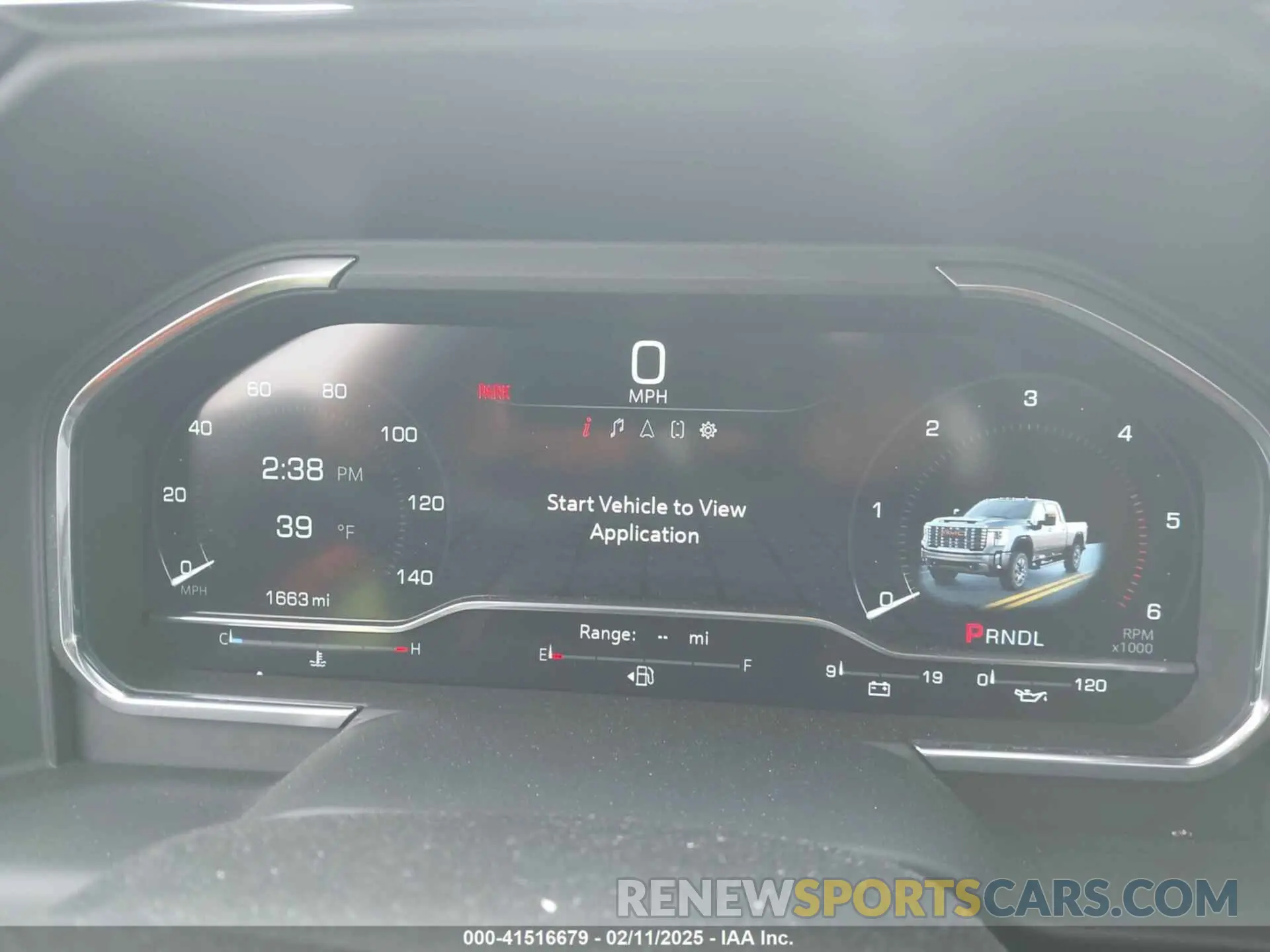 5 fotografías del automóvil dañado 1GT49XEY1RF429818 GMC SIERRA 2500HD 2024