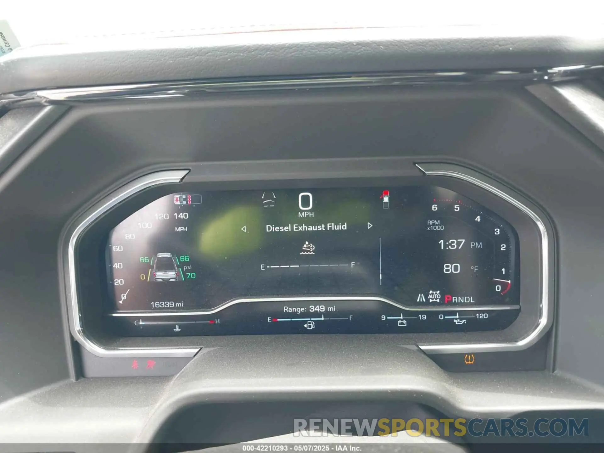 7 fotografías del automóvil dañado 1GT4UPEY8SF126443 GMC SIERRA 2500HD 2025