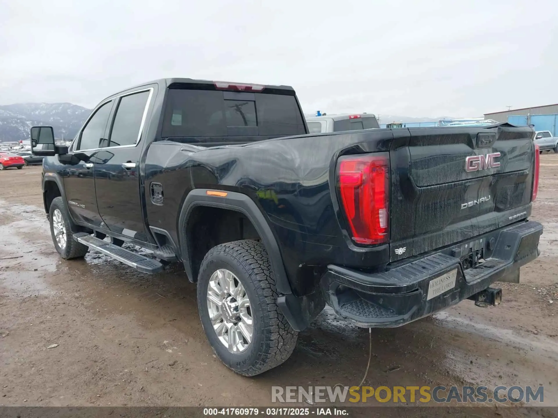 6 fotografías del automóvil dañado 1GT49WEY7LF236655 GMC SIERRA 3500HD 2020