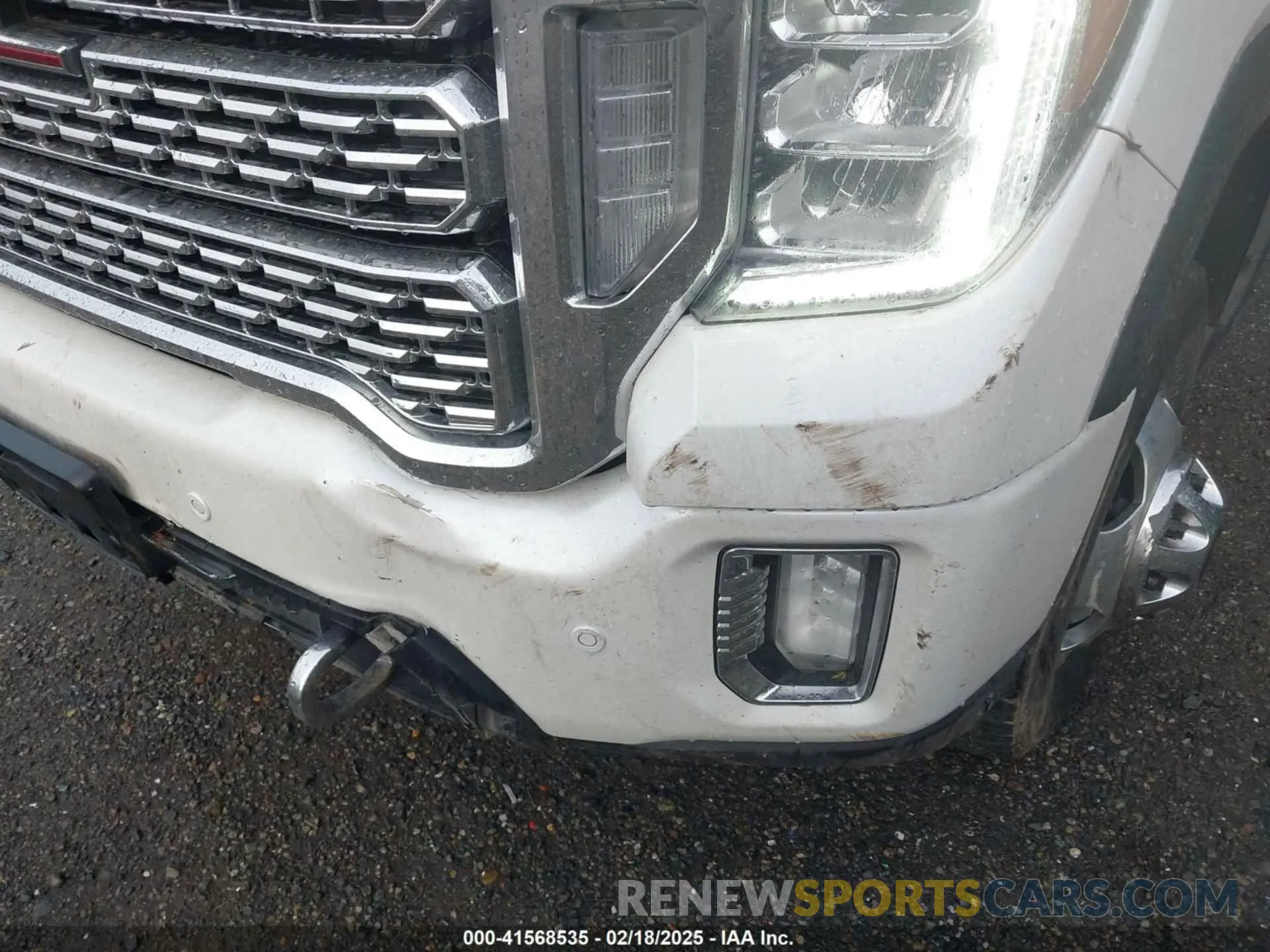 14 fotografías del automóvil dañado 1GT49WEY7MF192898 GMC SIERRA 3500HD 2021