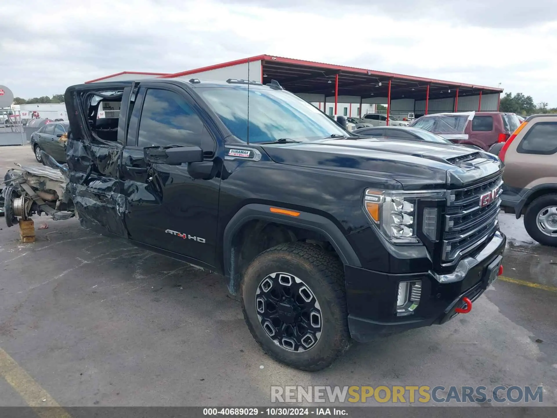1 fotografías del automóvil dañado 1GT49VEY1NF256302 GMC SIERRA 3500HD 2022