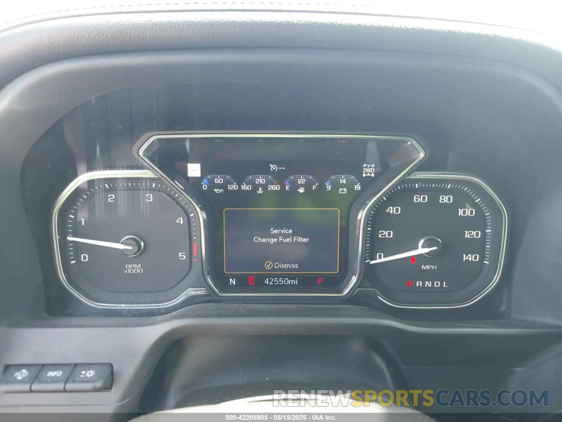 5 fotografías del automóvil dañado 1GT49WEY4NF268613 GMC SIERRA 3500HD 2022