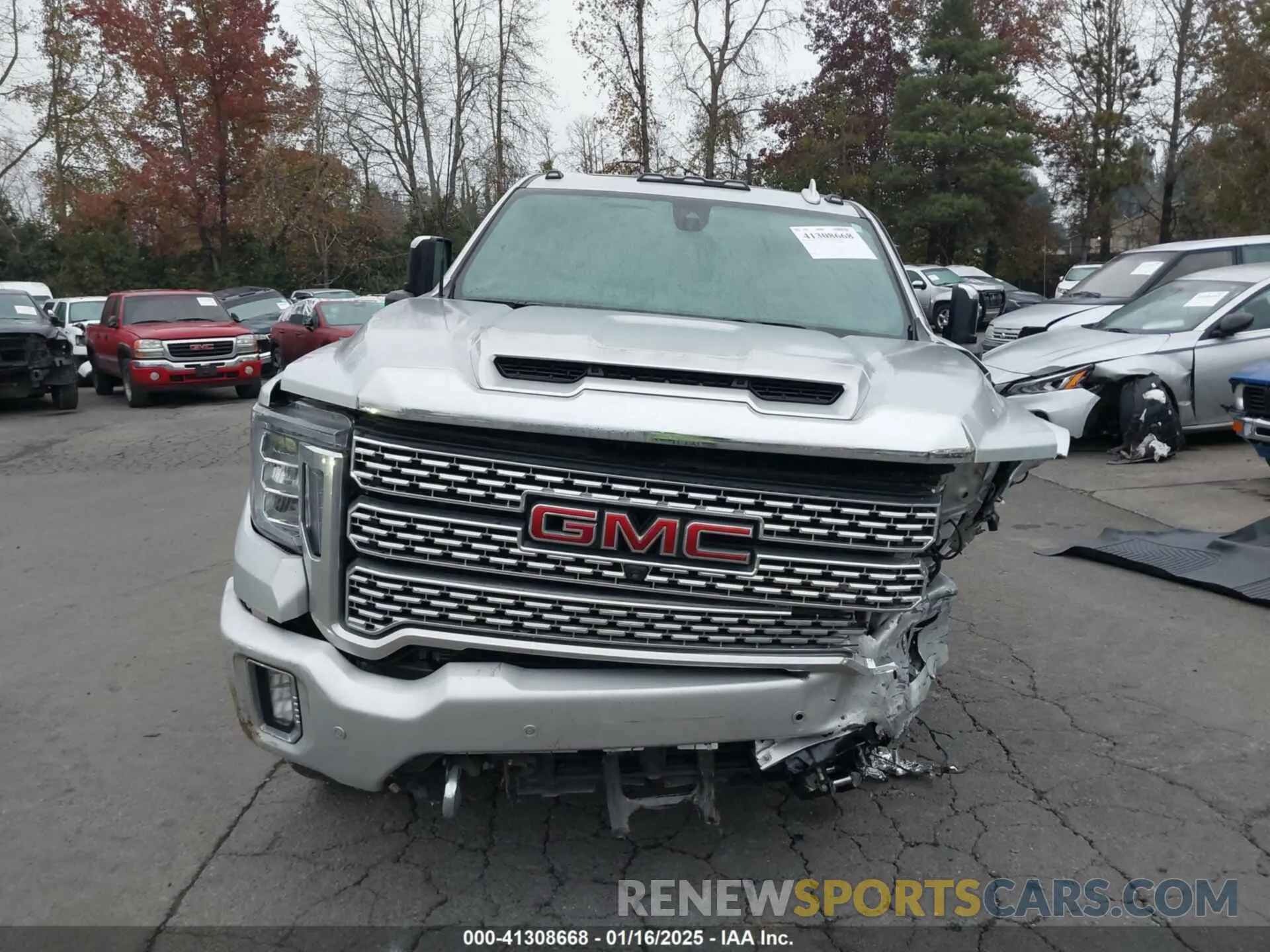 12 fotografías del automóvil dañado 1GT49WEY1PF220604 GMC SIERRA 3500HD 2023