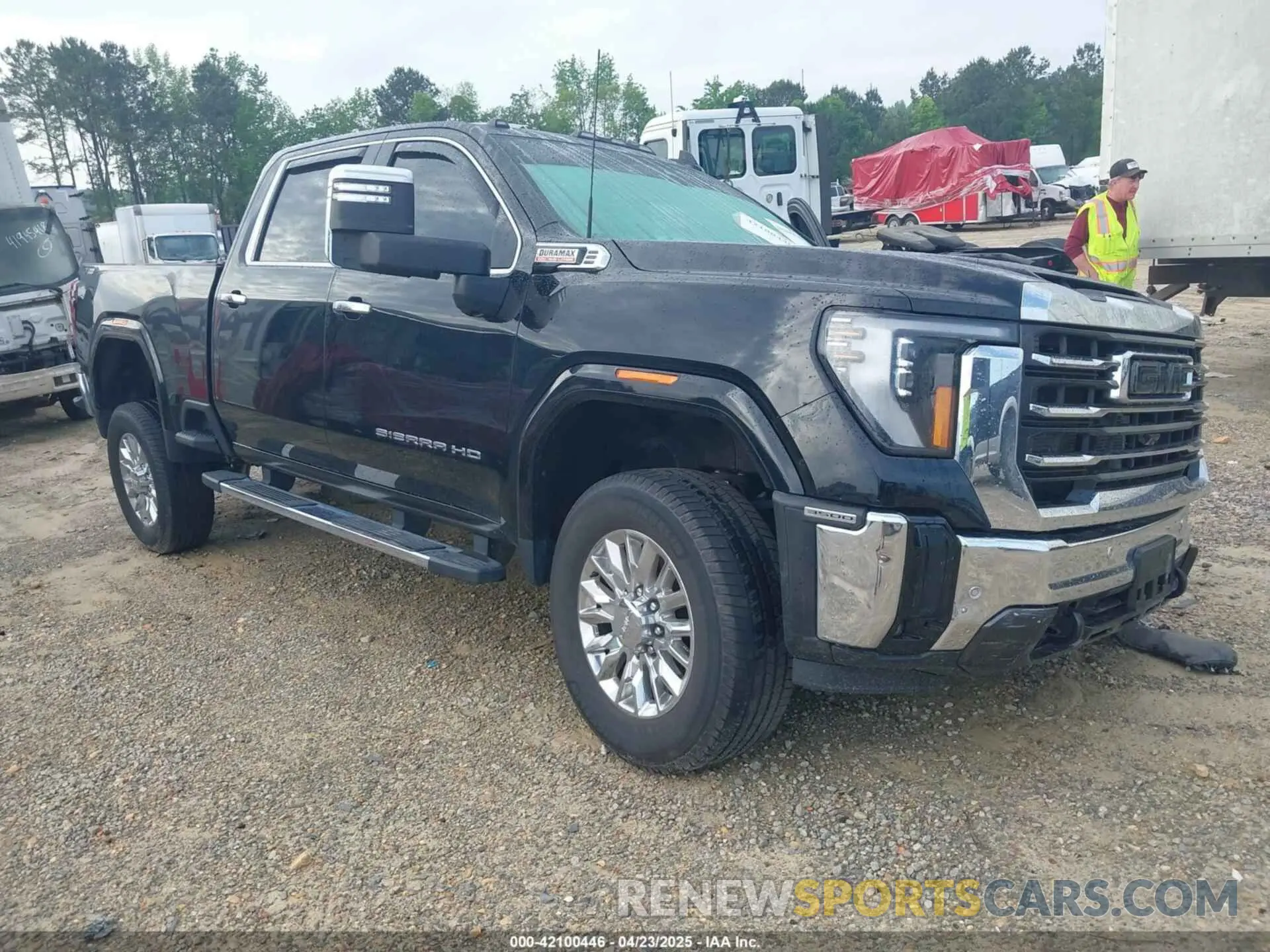 1 fotografías del automóvil dañado 1GT49UEY9RF368748 GMC SIERRA 3500HD 2024