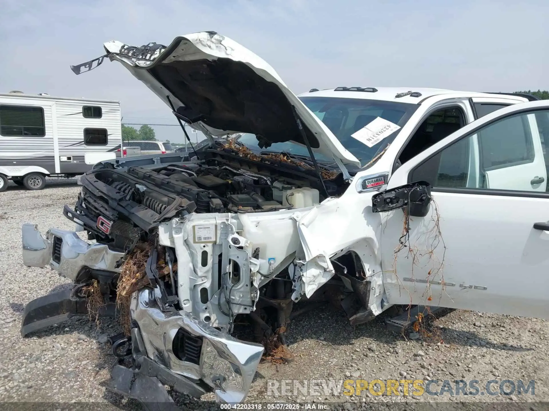 11 fotografías del automóvil dañado 1GD49SEY8MF285661 GMC SIERRA 3500HD CHASSIS 2021