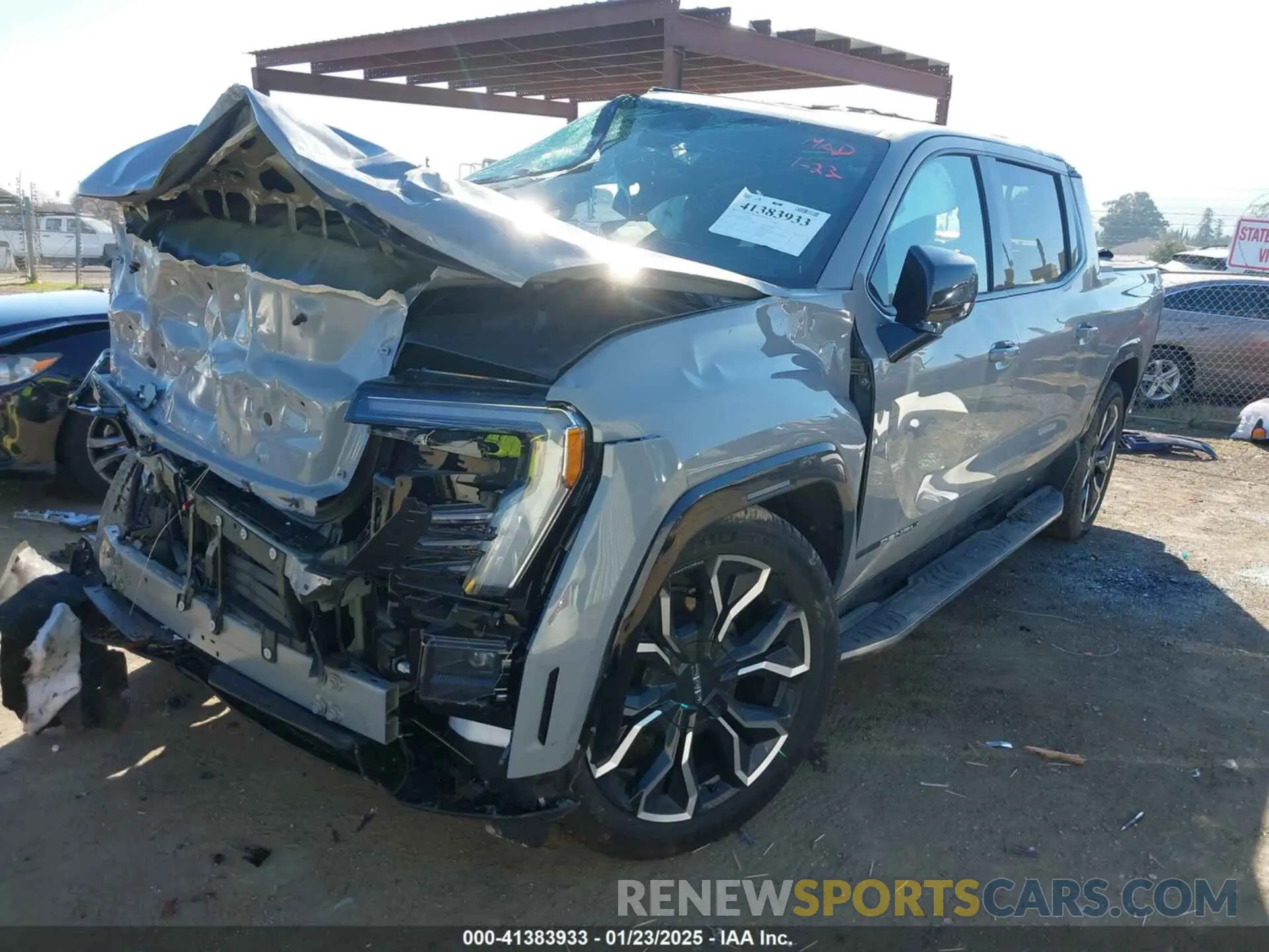 1 fotografías del automóvil dañado 1GT40LEL6SU402042 GMC SIERRA EV 2025