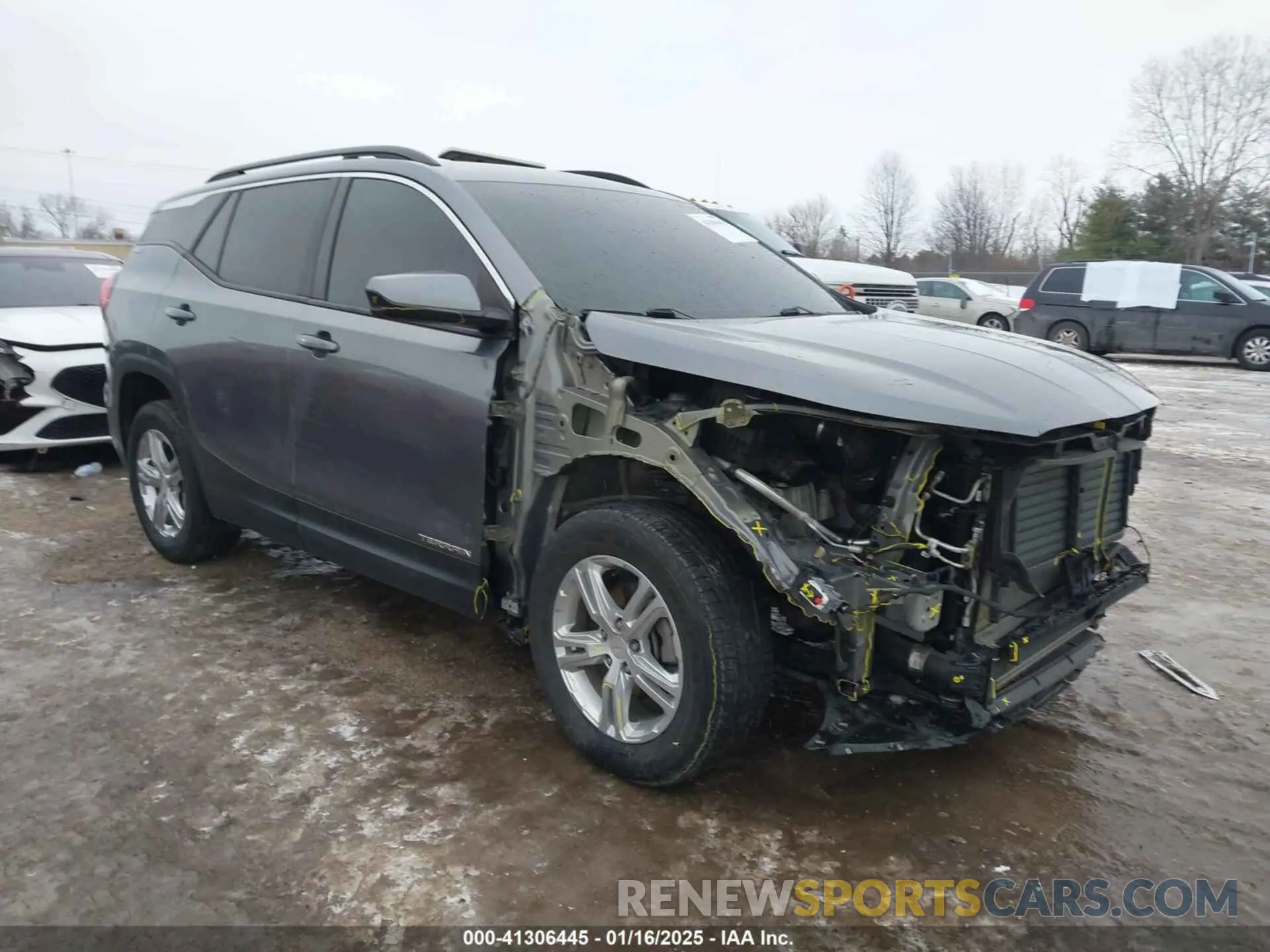 1 fotografías del automóvil dañado 3GKALMEV0KL104361 GMC TERRAIN 2019