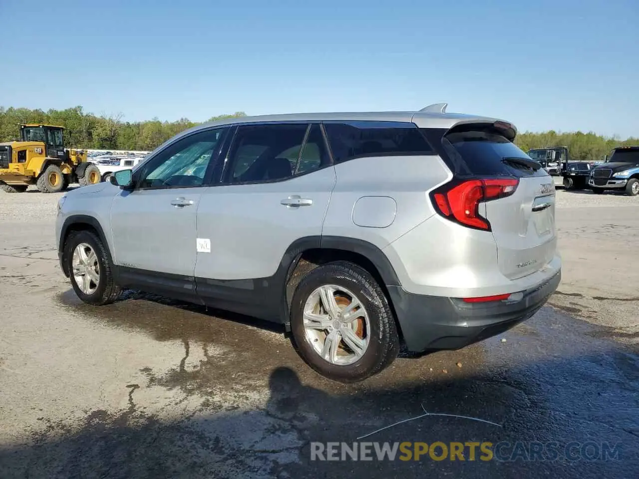 2 fotografías del automóvil dañado 3GKALMEV0KL110435 GMC TERRAIN 2019