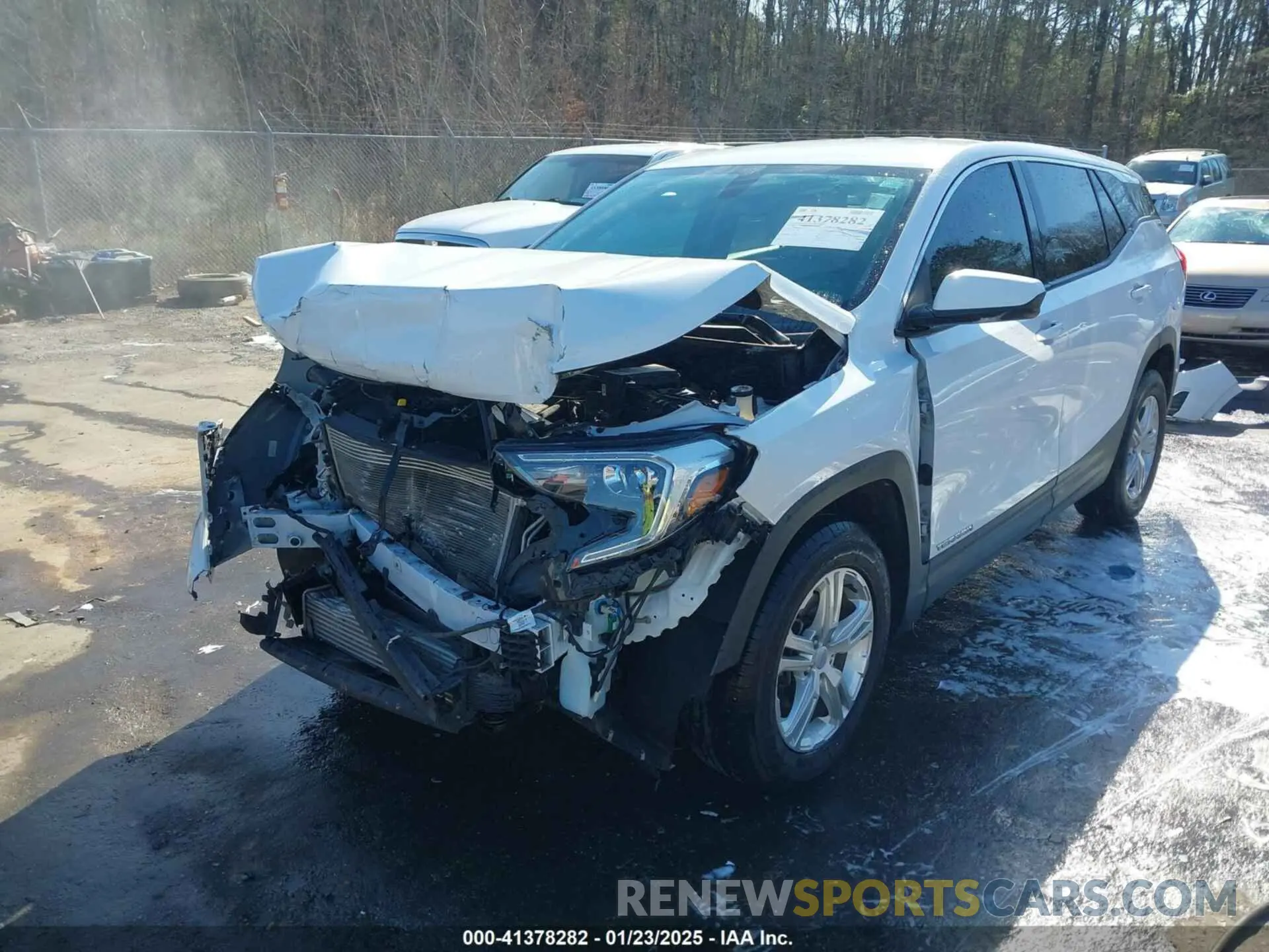6 fotografías del automóvil dañado 3GKALMEV0KL194756 GMC TERRAIN 2019