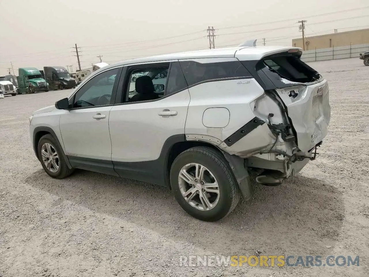 2 fotografías del automóvil dañado 3GKALMEV0KL212916 GMC TERRAIN 2019