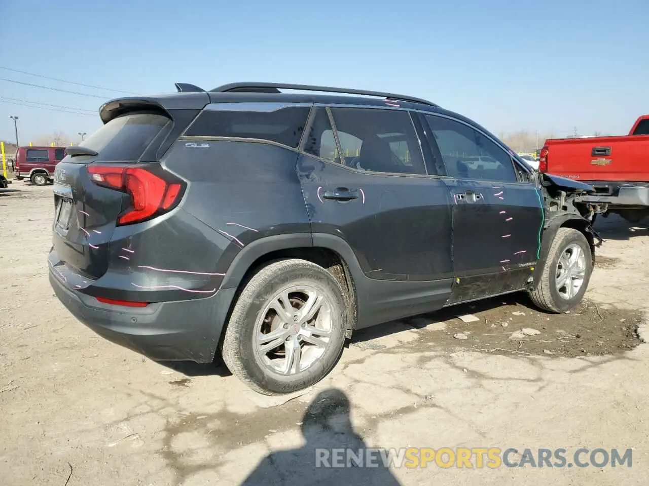 3 fotografías del automóvil dañado 3GKALMEV0KL239601 GMC TERRAIN 2019