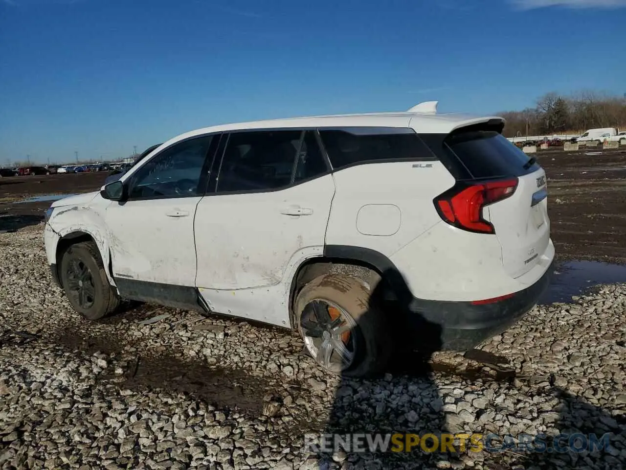 2 fotografías del automóvil dañado 3GKALMEV0KL261467 GMC TERRAIN 2019