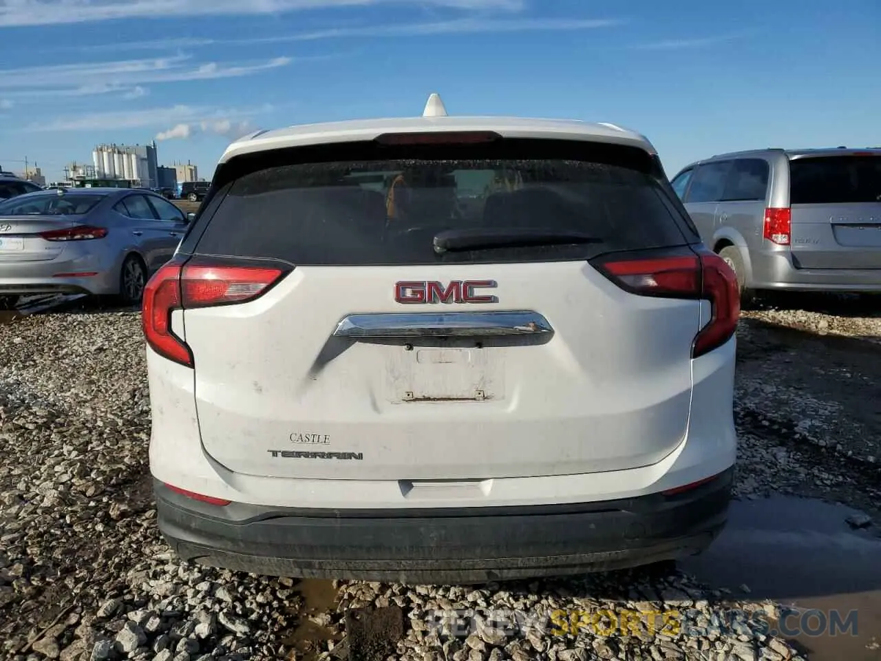 6 fotografías del automóvil dañado 3GKALMEV0KL261467 GMC TERRAIN 2019