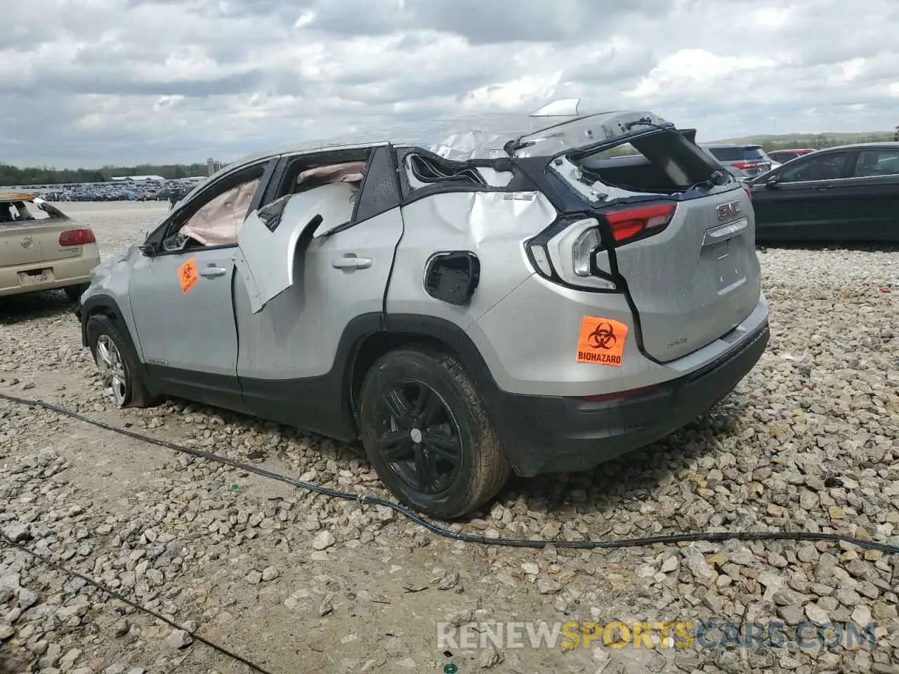 2 fotografías del automóvil dañado 3GKALMEV1KL159580 GMC TERRAIN 2019