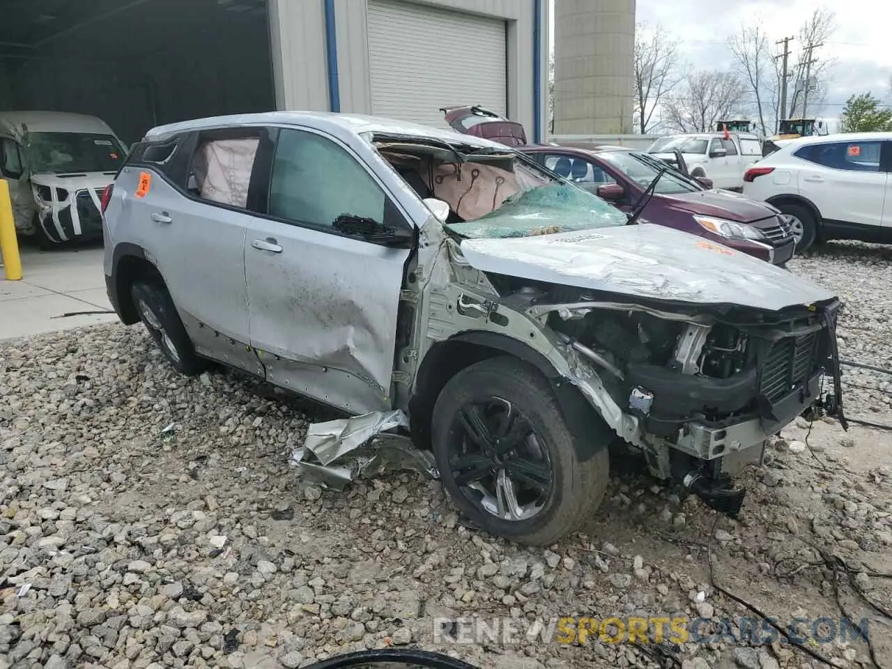 4 fotografías del automóvil dañado 3GKALMEV1KL159580 GMC TERRAIN 2019