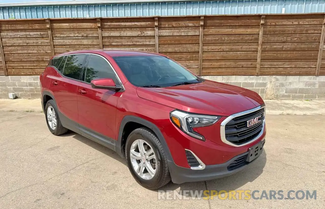 1 fotografías del automóvil dañado 3GKALMEV1KL198198 GMC TERRAIN 2019