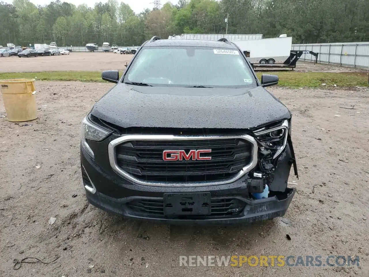 5 fotografías del automóvil dañado 3GKALMEV1KL383545 GMC TERRAIN 2019