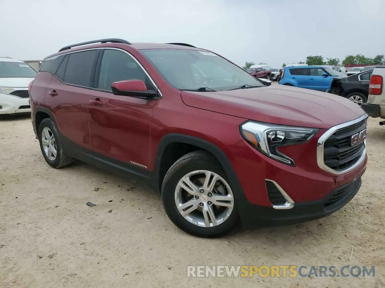 4 fotografías del automóvil dañado 3GKALMEV2KL367595 GMC TERRAIN 2019