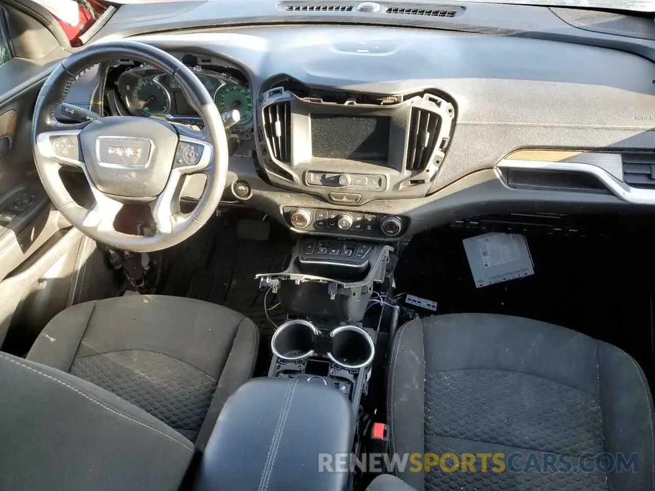 8 fotografías del automóvil dañado 3GKALMEV2KL367595 GMC TERRAIN 2019