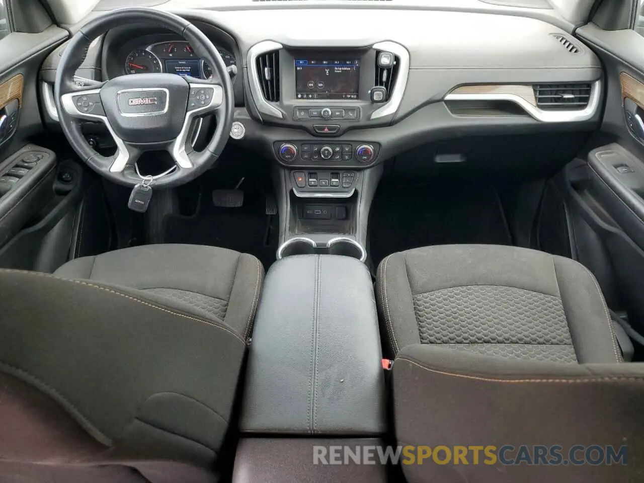 8 fotografías del automóvil dañado 3GKALMEV3KL169575 GMC TERRAIN 2019