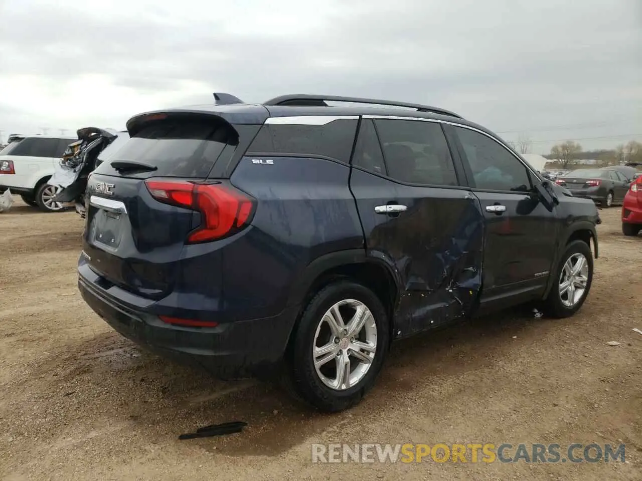 3 fotografías del automóvil dañado 3GKALMEV4KL101592 GMC TERRAIN 2019