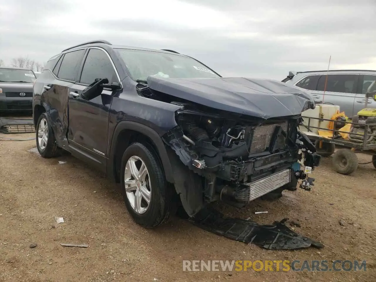 4 fotografías del automóvil dañado 3GKALMEV4KL101592 GMC TERRAIN 2019