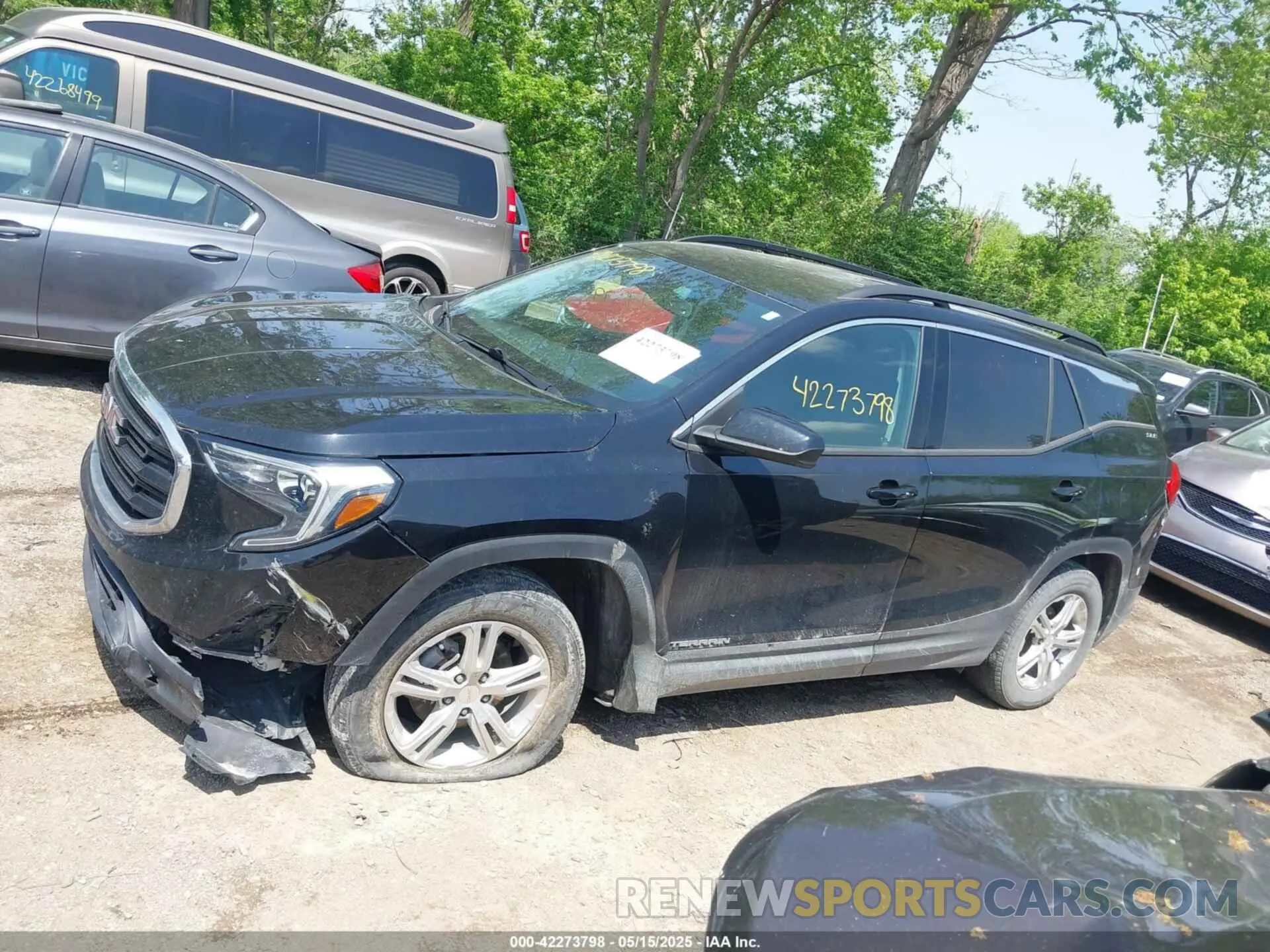 14 fotografías del automóvil dañado 3GKALMEV5KL322294 GMC TERRAIN 2019