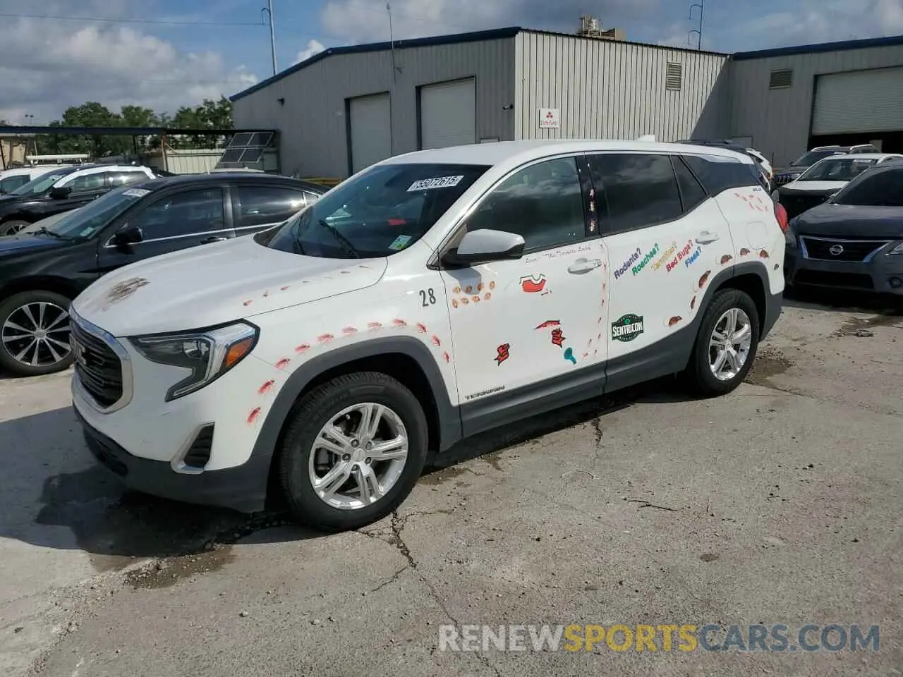 1 fotografías del automóvil dañado 3GKALMEV6KL211365 GMC TERRAIN 2019