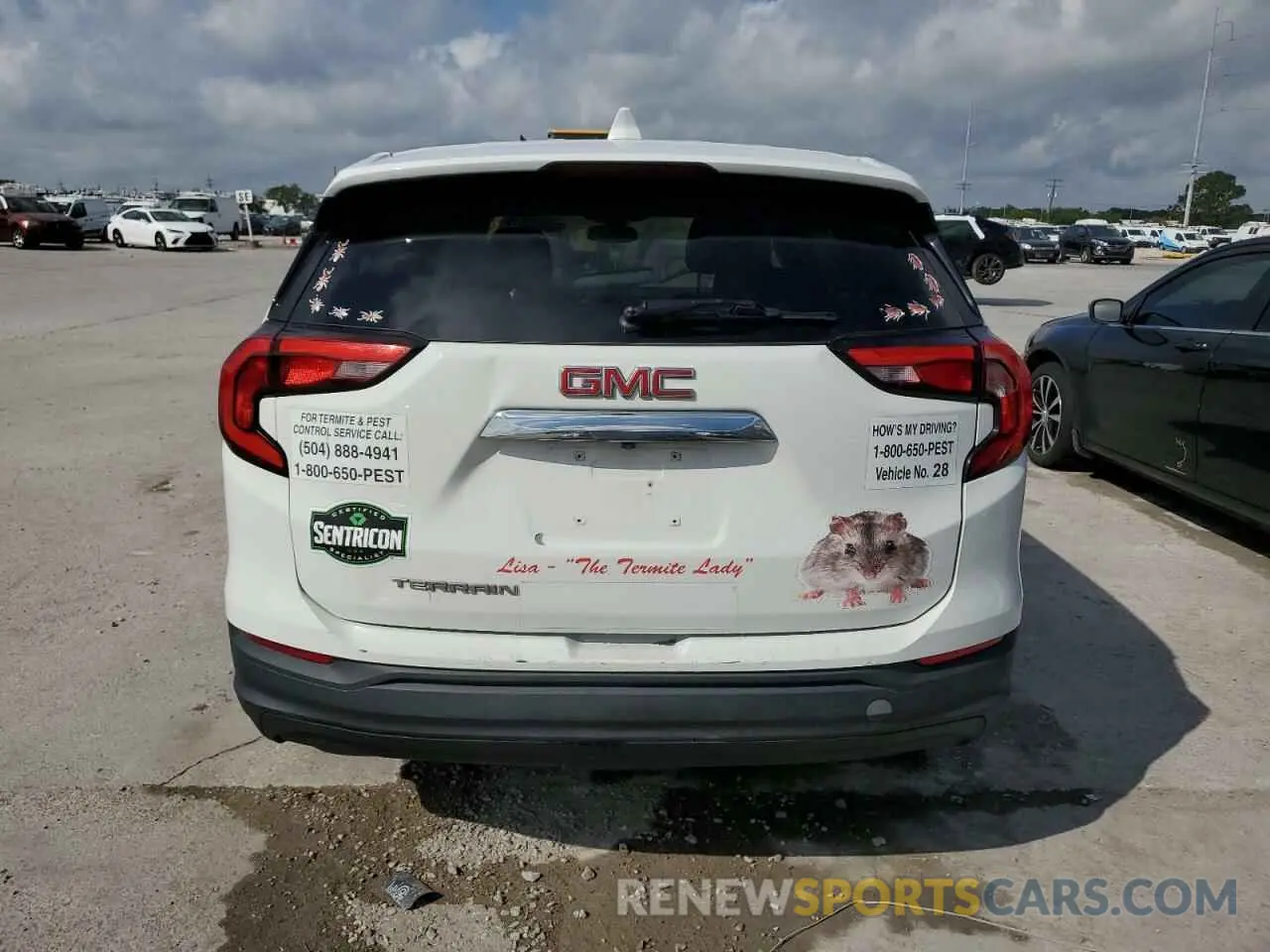6 fotografías del automóvil dañado 3GKALMEV6KL211365 GMC TERRAIN 2019