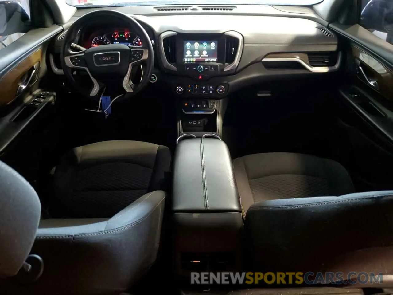 8 fotografías del automóvil dañado 3GKALMEV6KL251512 GMC TERRAIN 2019