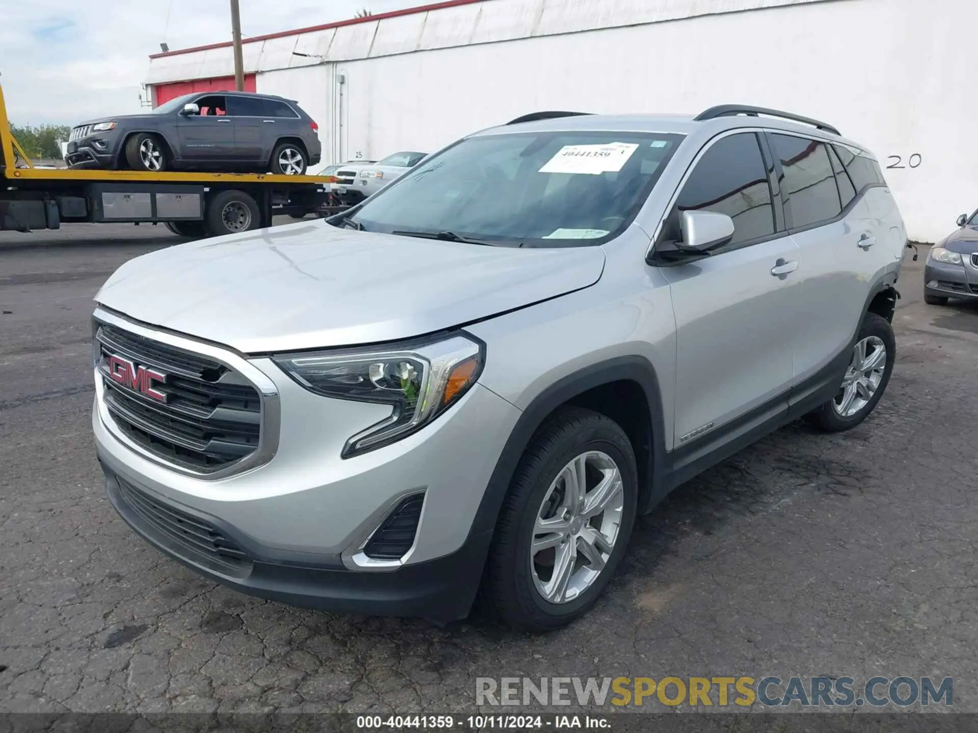2 fotografías del automóvil dañado 3GKALMEV7KL162970 GMC TERRAIN 2019