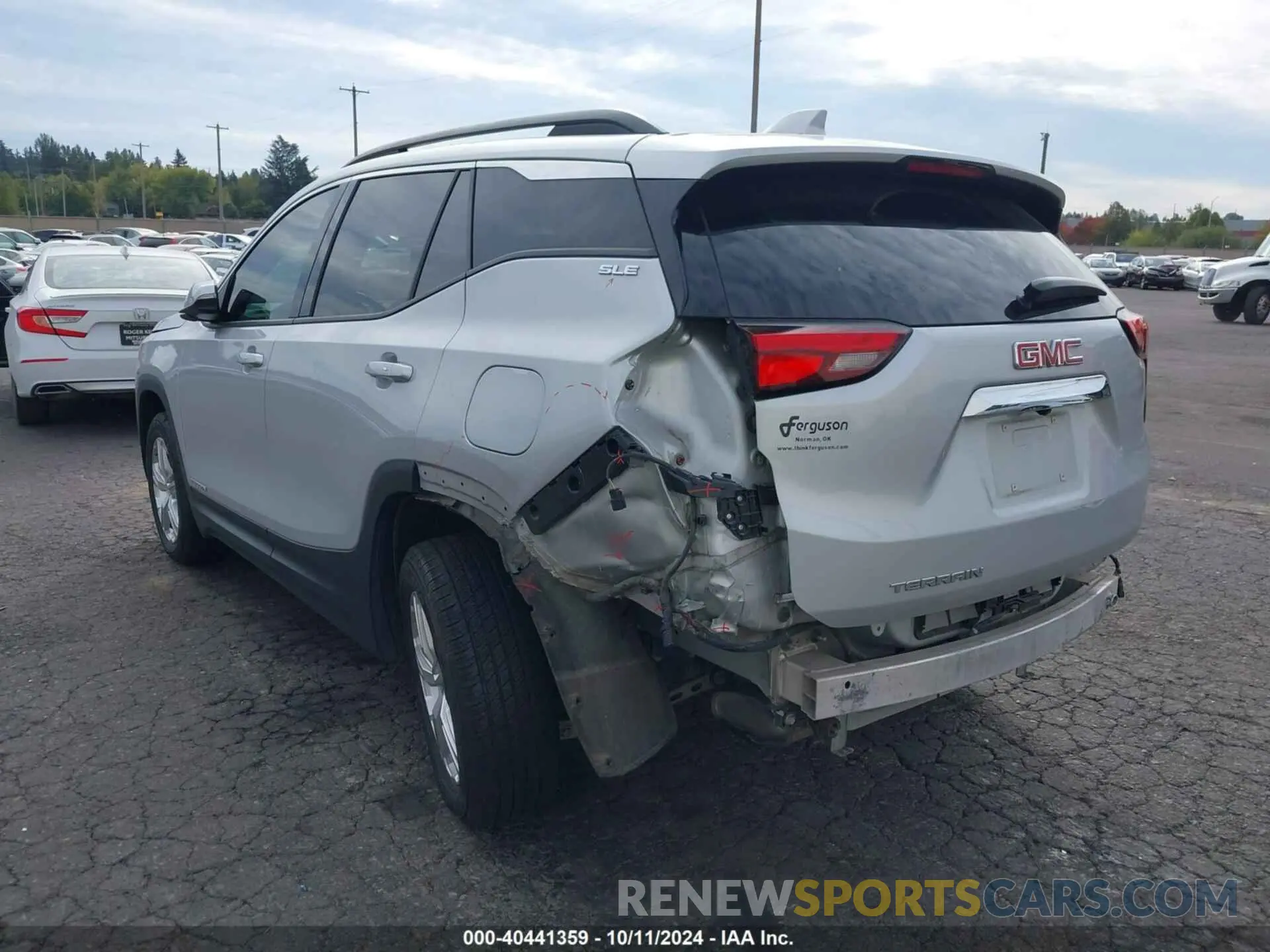 3 fotografías del automóvil dañado 3GKALMEV7KL162970 GMC TERRAIN 2019
