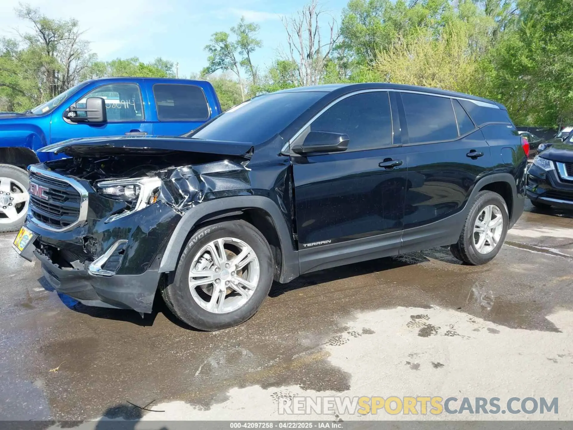 2 fotografías del automóvil dañado 3GKALMEV8KL207883 GMC TERRAIN 2019
