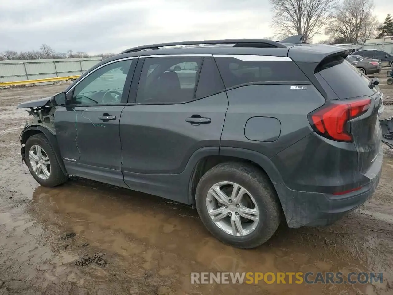 2 fotografías del automóvil dañado 3GKALMEV8KL269395 GMC TERRAIN 2019