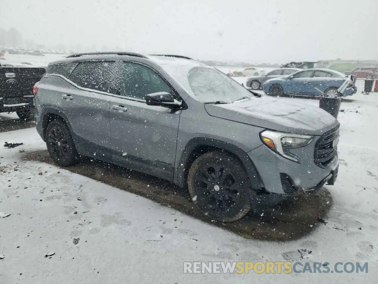 4 fotografías del automóvil dañado 3GKALMEV8KL284544 GMC TERRAIN 2019