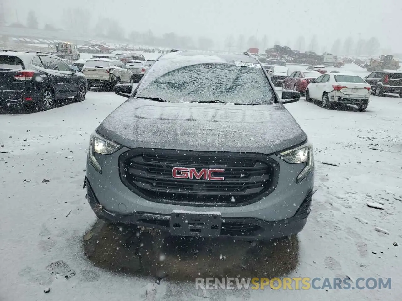 5 fotografías del automóvil dañado 3GKALMEV8KL284544 GMC TERRAIN 2019
