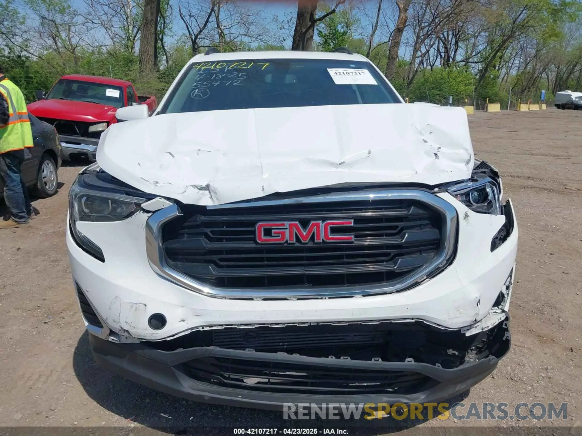 12 fotografías del automóvil dañado 3GKALMEV9KL145779 GMC TERRAIN 2019