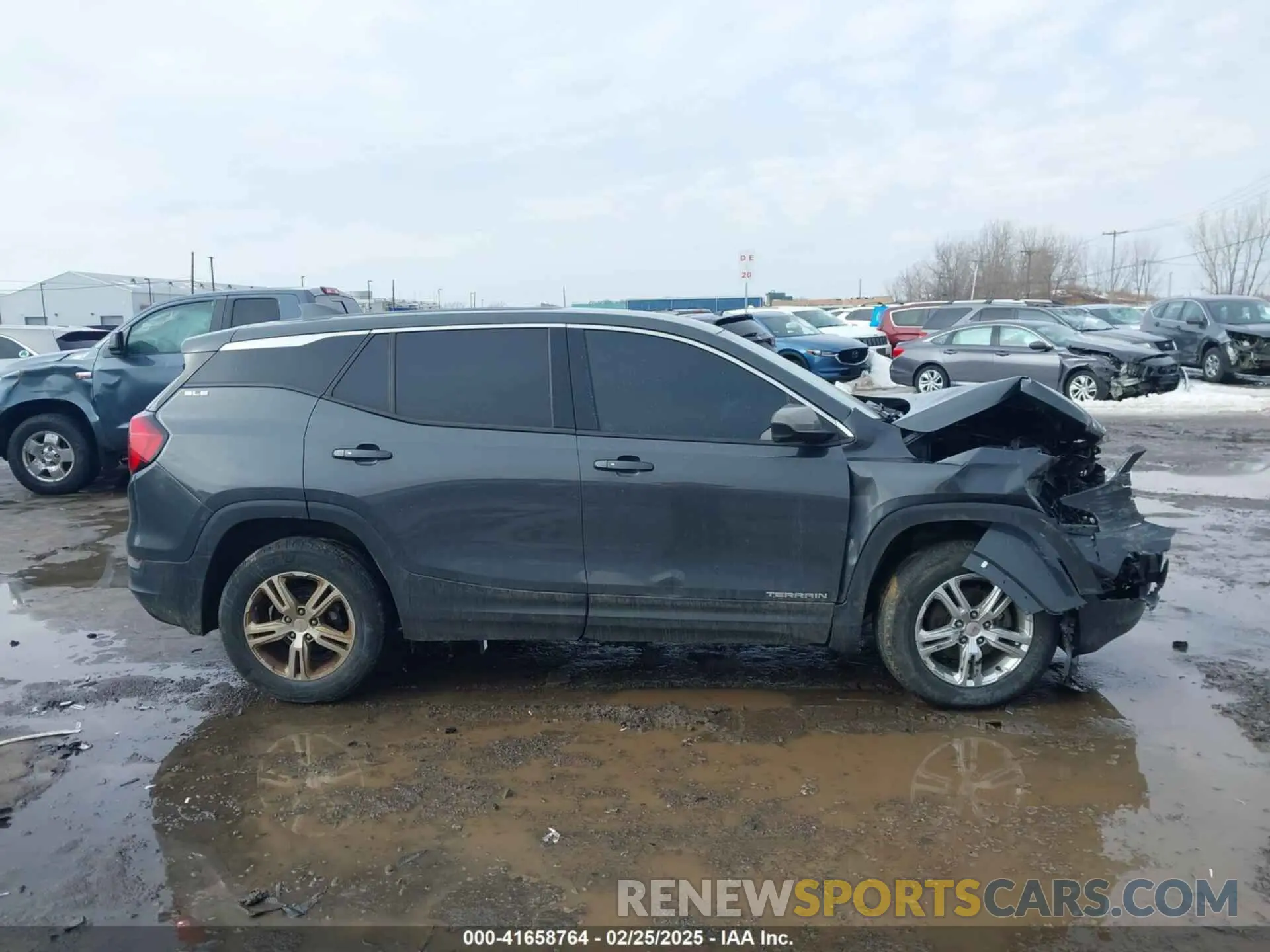 12 fotografías del automóvil dañado 3GKALMEV9KL148777 GMC TERRAIN 2019