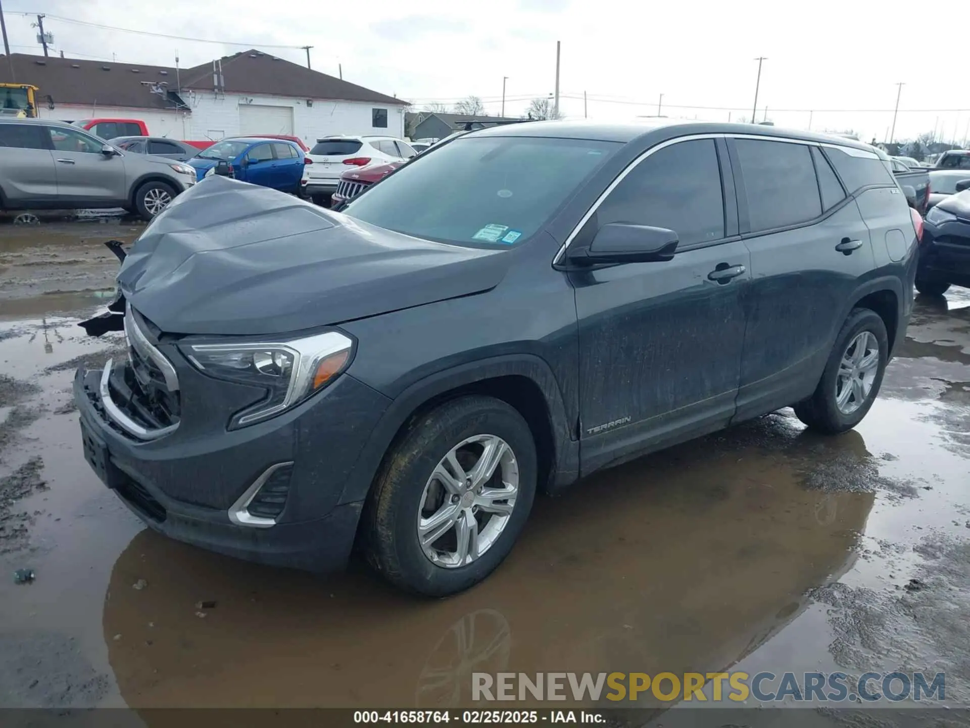 2 fotografías del automóvil dañado 3GKALMEV9KL148777 GMC TERRAIN 2019