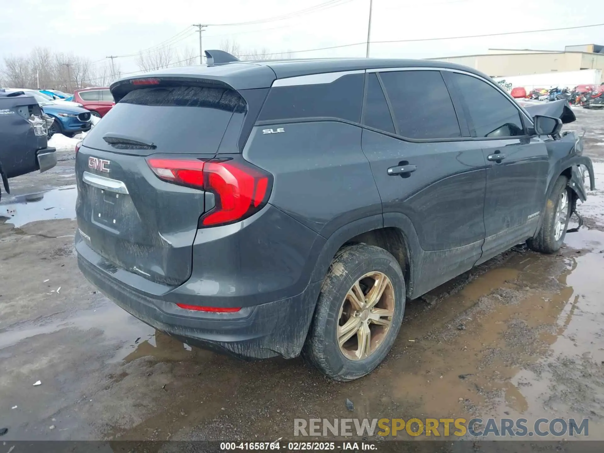 4 fotografías del automóvil dañado 3GKALMEV9KL148777 GMC TERRAIN 2019