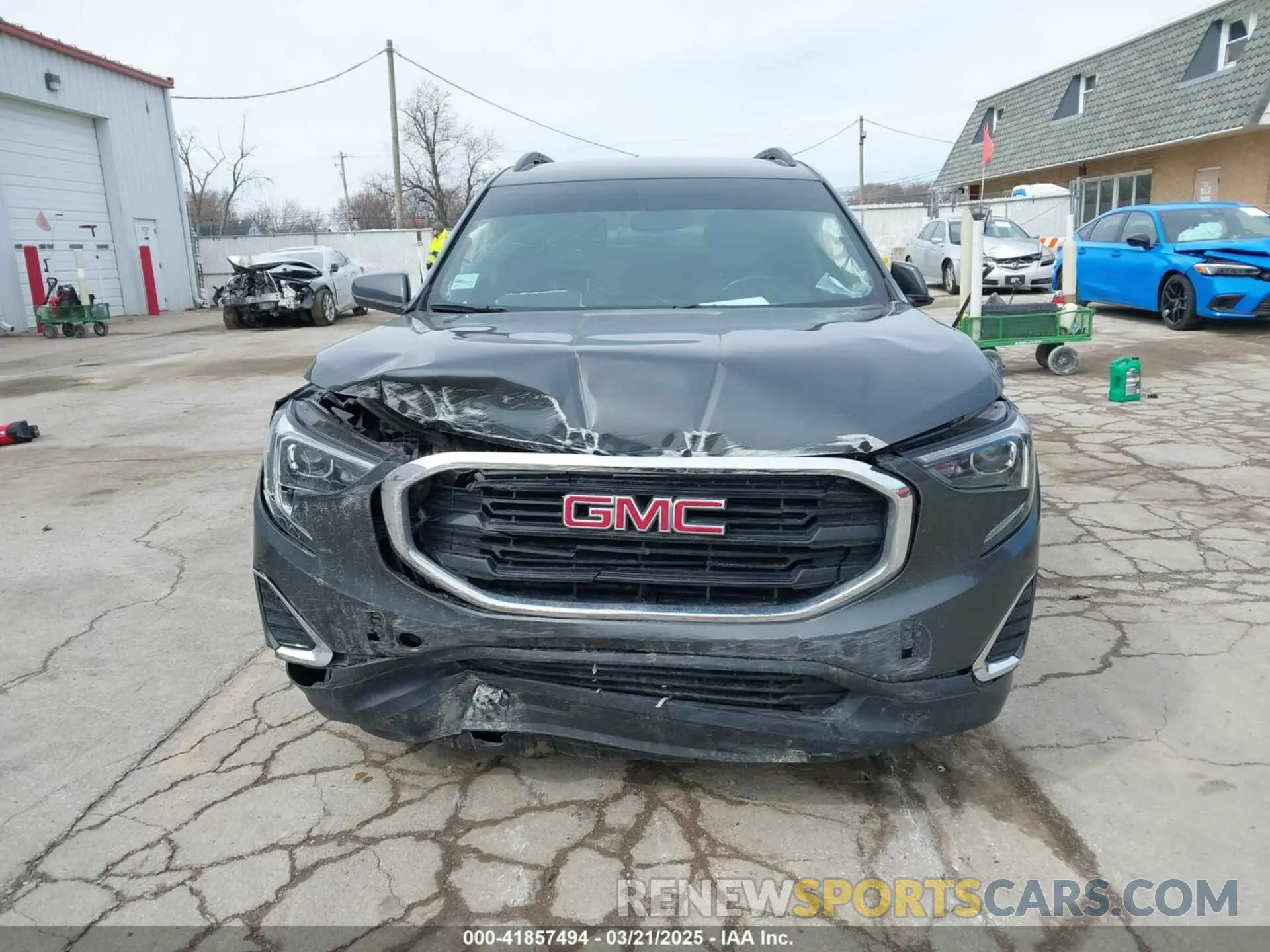 12 fotografías del automóvil dañado 3GKALMEV9KL165031 GMC TERRAIN 2019